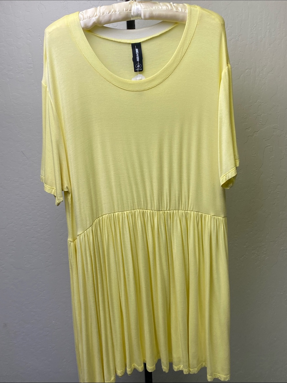 Agnes & Dora Lemon Yellow Midi Dress